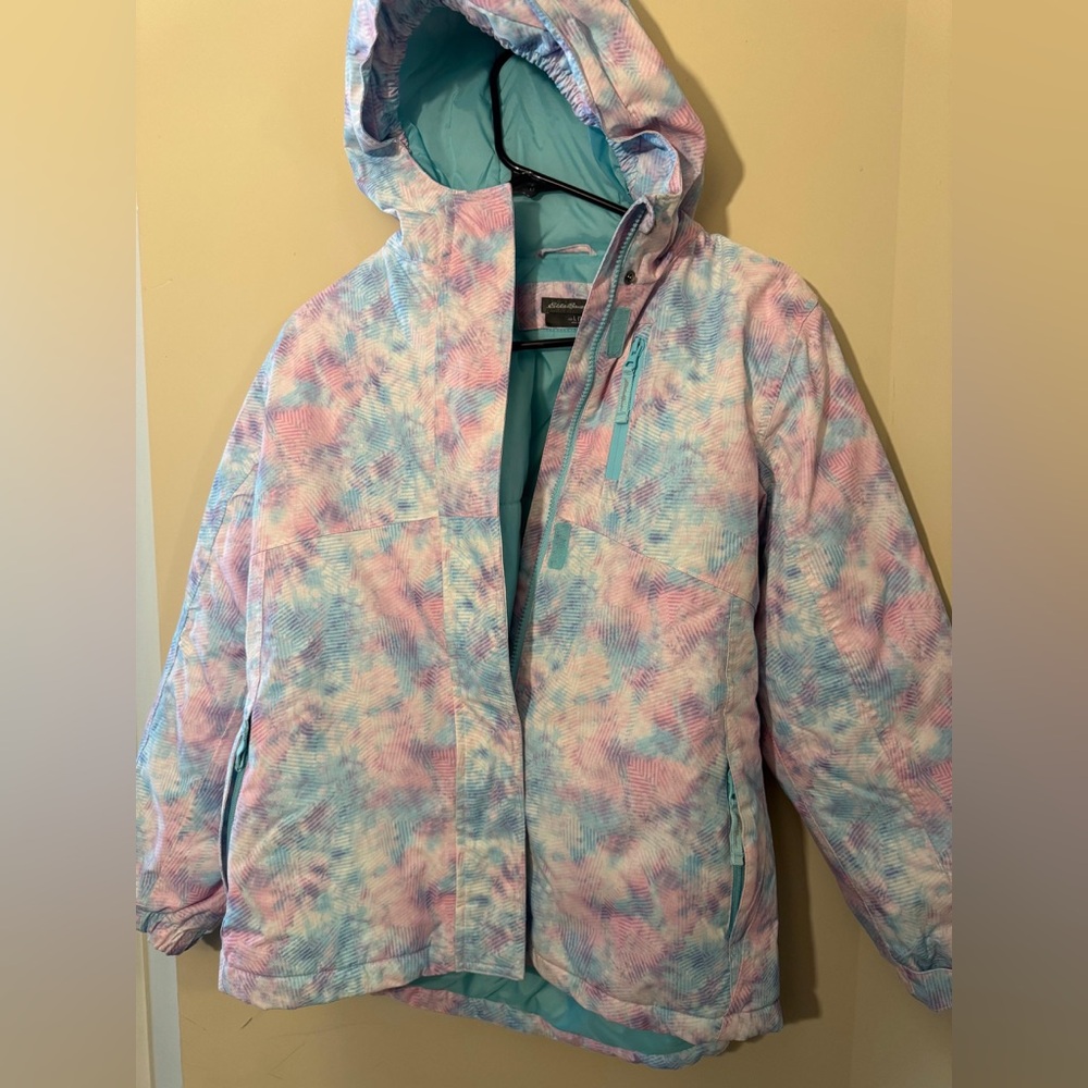 Pastel Tie-Dye Hooded Jacket